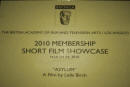 BAFTA LA Certificate